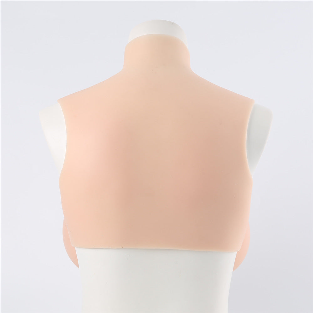 Silicone Breast Implant Short High Collar Filled CD Cross-dressing